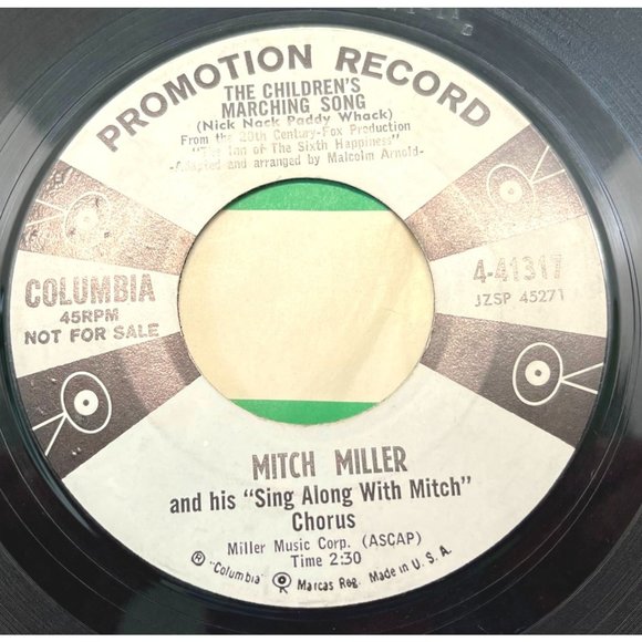 Mitch Miller Carolina in the Morning 45 Pop Vinyl Promo Record Columbia 4-41317 - Picture 2 of 4
